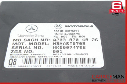 97-09 Mercedes W210 E320 SL550 Voice Control Communication Module Unit Audio