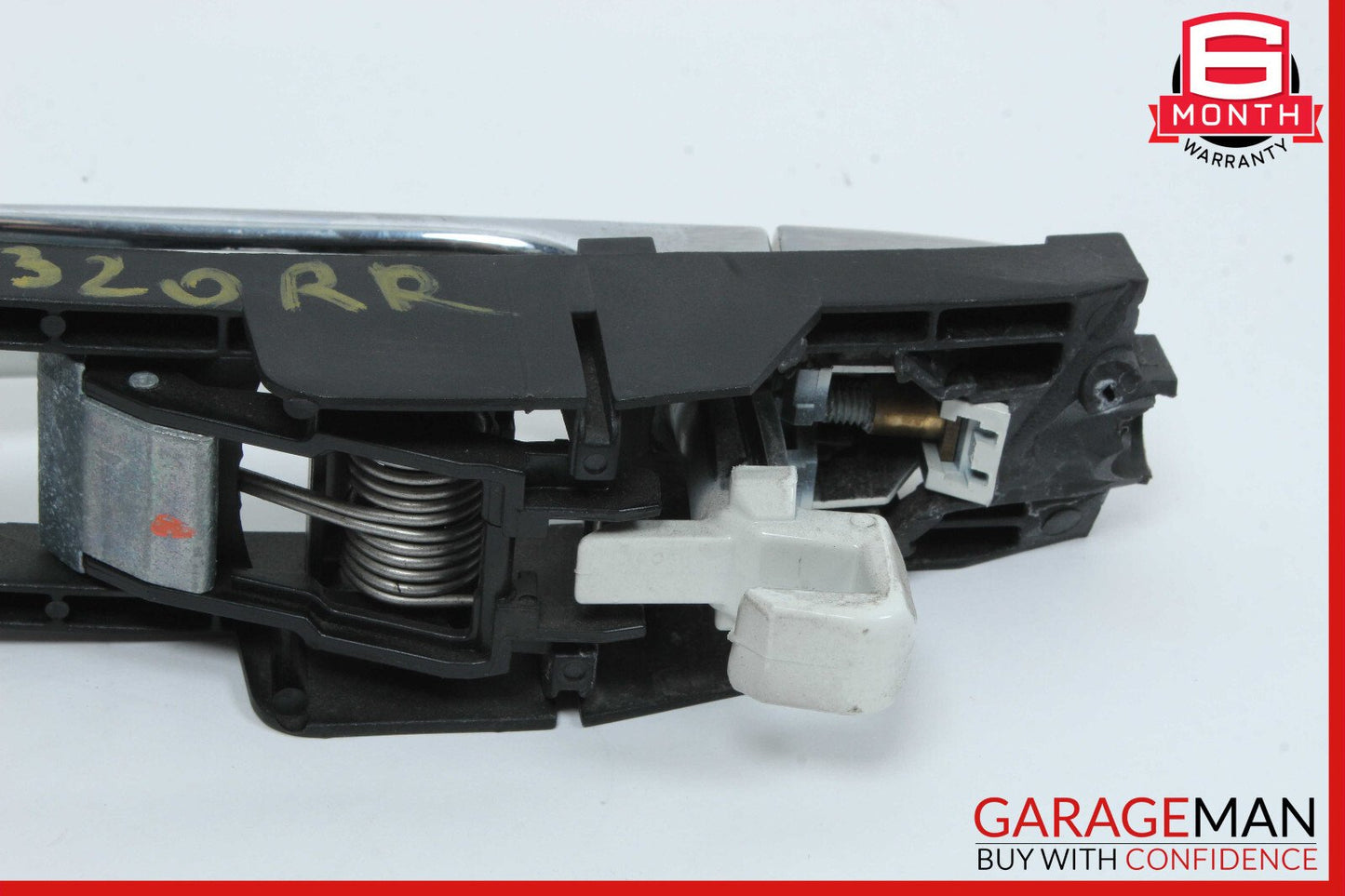 03-09 Mercedes W211 E320 E550 Rear Right Exterior Door Handle White OEM