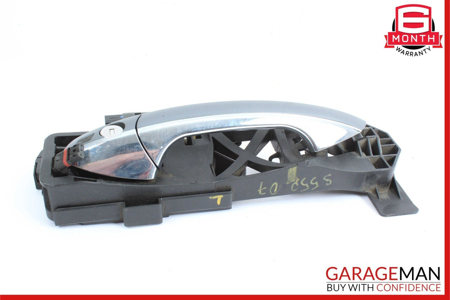 07-13 Mercedes W221 S500 S65 AMG Front Left Side Exterior Door Handle Gray OEM
