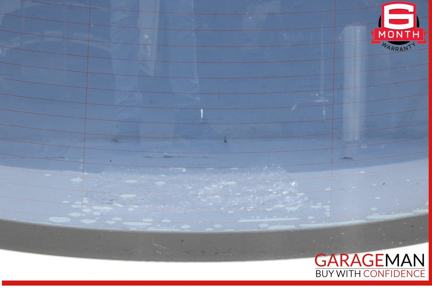 11-17 Audi D4 A8 S8 A8L Rear Back Windshield Glass 4H4845501R OEM