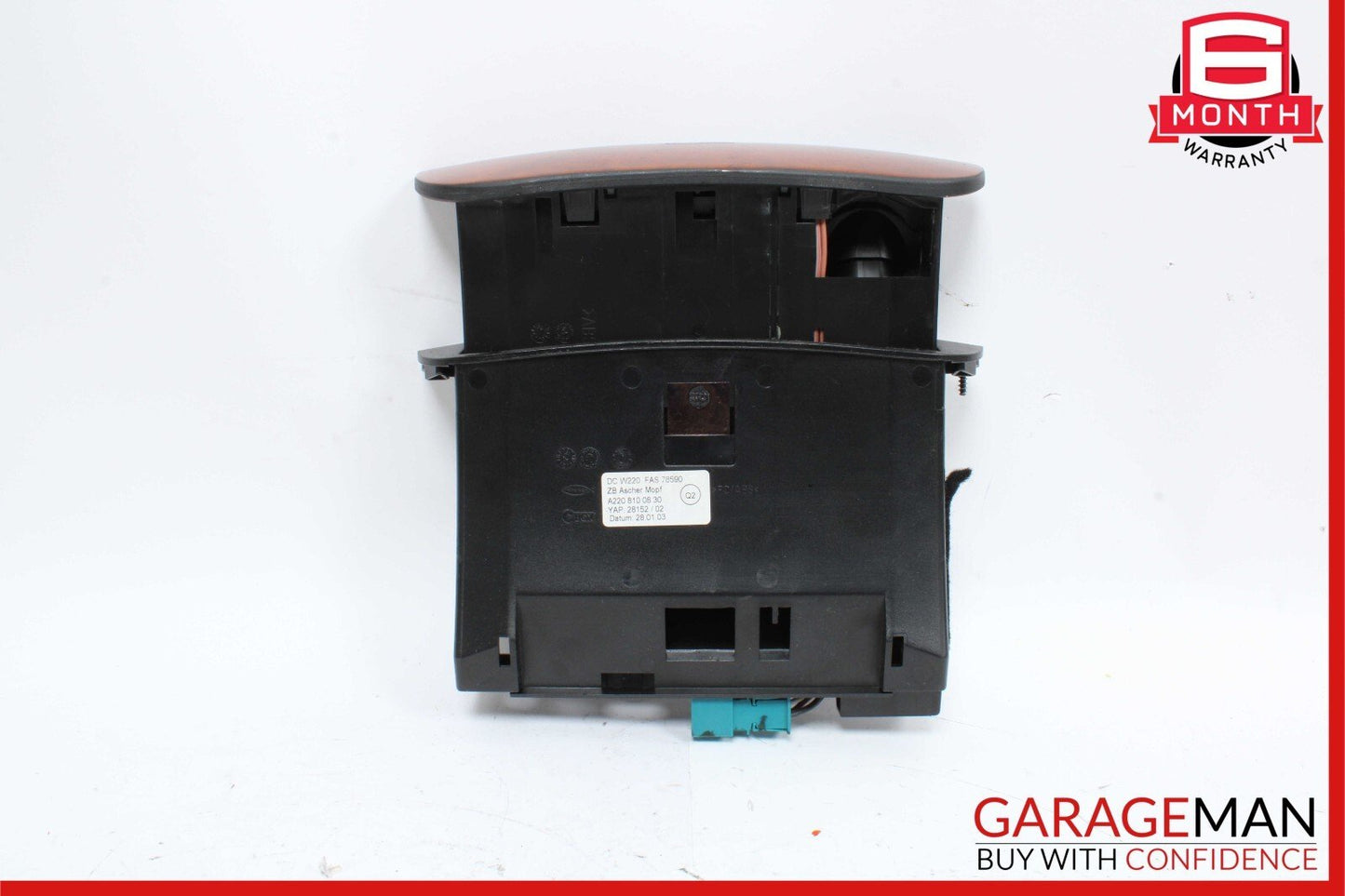 00-06 Mercedes W220 S430 S500 Center Console Ash Tray Ashtray Compartment Wood