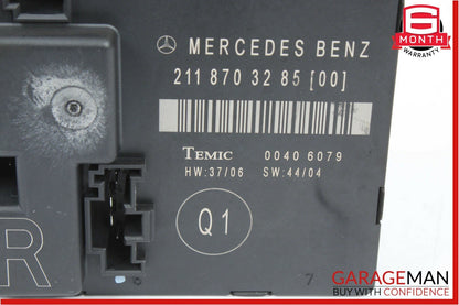 06-11 Mercedes E350 E550 CLS350 CLS550 Rear Right Side Door Controller Module