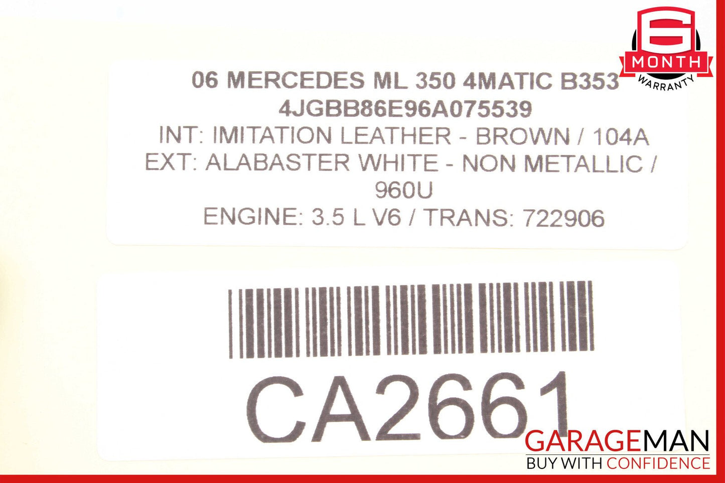 06-08 Mercedes W164 ML350 ML550 Ipod Interface Control Module OEM