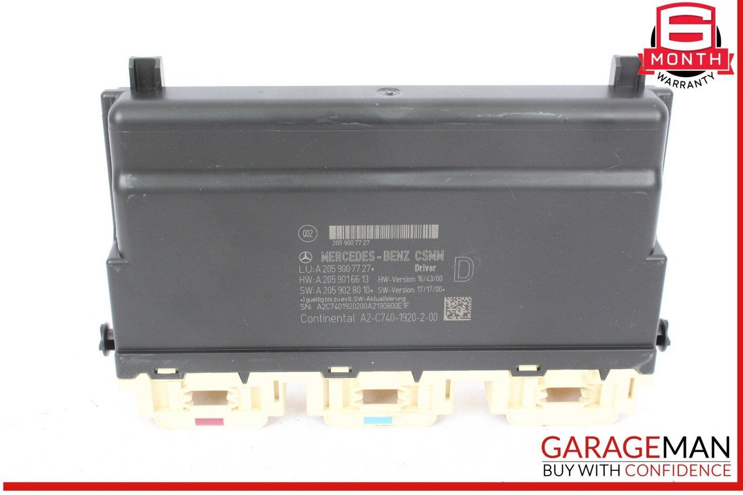 16-22 Mercedes X253 GLC43 AMG Front Left Side Seat Control Module Unit OEM