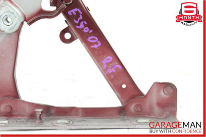 03-09 Mercedes E350 CLS500 Front Right Hood Bonnet Hinge Support Bracket Red
