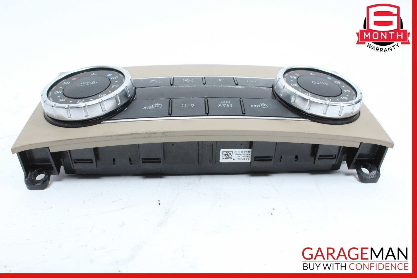 12-14 Mercedes W204 C350 AC A/C Climate Temperature Heater Switch Control Beige