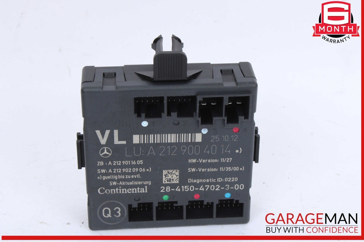 08-18 Mercedes W204 C250 CGI C300 Front Left Side Door Control Module Unit OEM