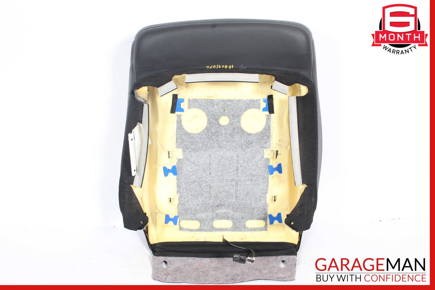 07-12 Mercedes X164 GL450 Front Left Side Top Upper Seat Cushion Leather Black