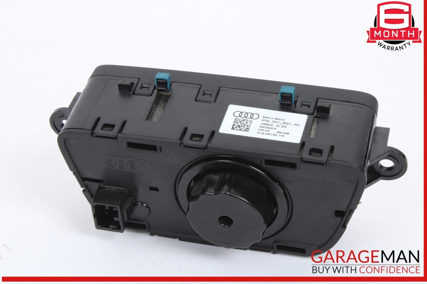 18-25 Audi Q5 S5 Dashboard Headlight Headlamp Control Switch 4M0941531AN OEM