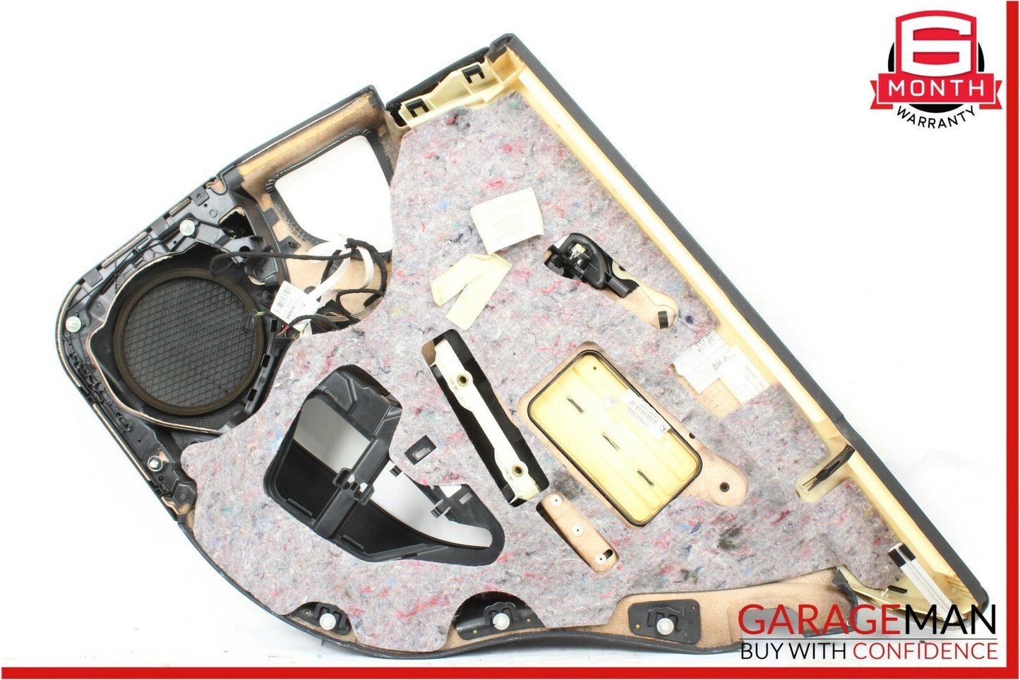 06-11 Mercedes W219 CLS500 Rear Left Interior Door Trim Panel Cover Black