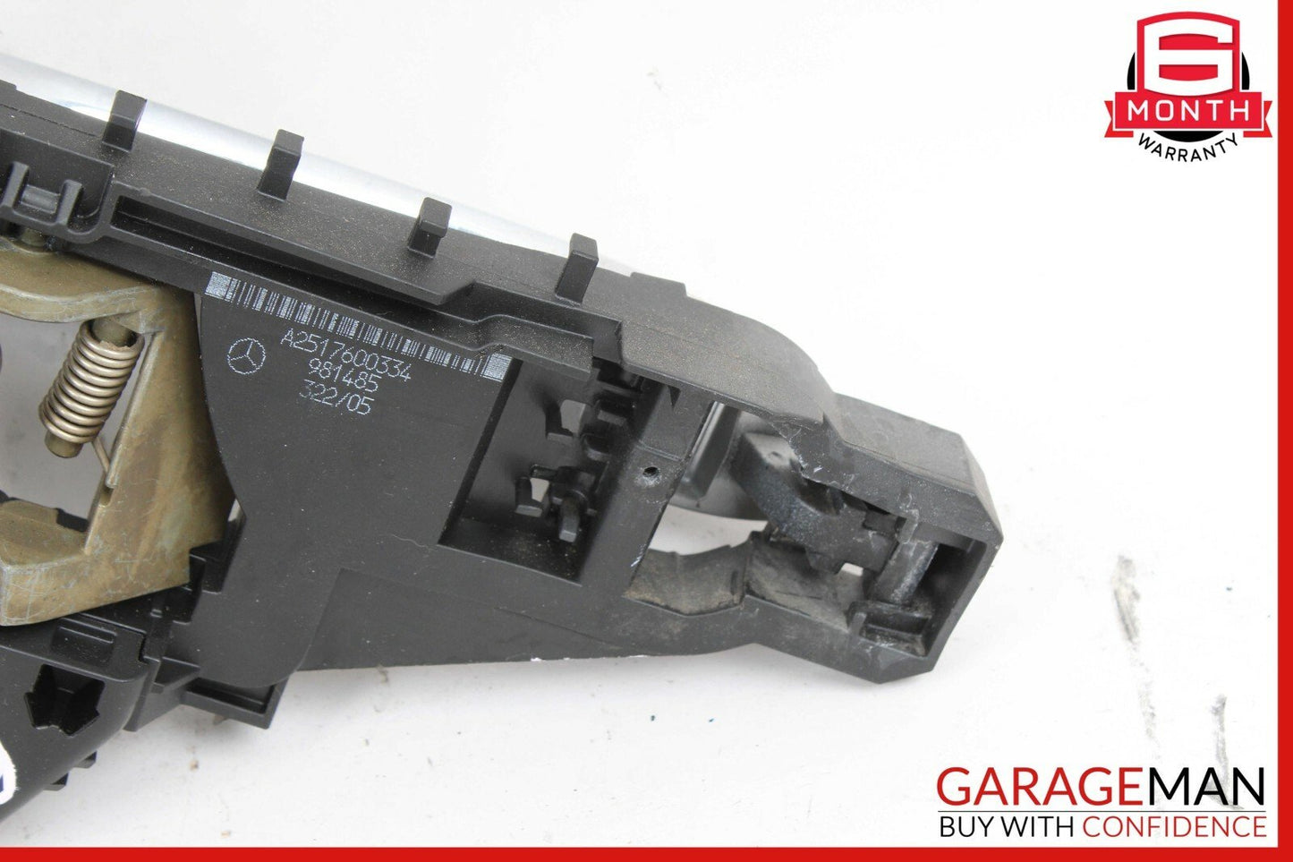 06-13 Mercedes W251 R350 ML550 Exterior Door Handle Front Left Side Silver OEM