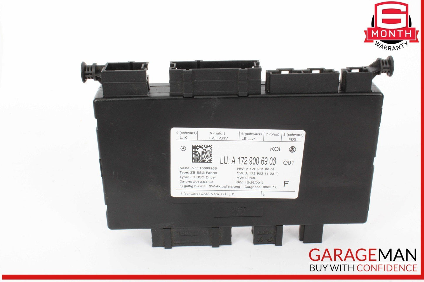 08-18 Mercedes W218 CLS550 C250 E550 Front Left Side Seat Control Module Unit
