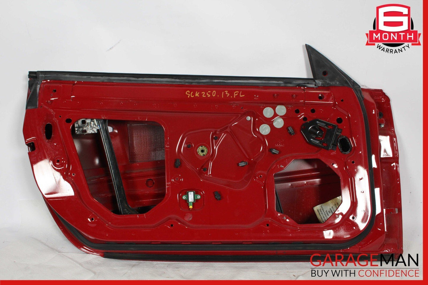 12-20 Mercedes R172 SLK250 SLK350 Exterior Left Driver Door Shell Panel Red