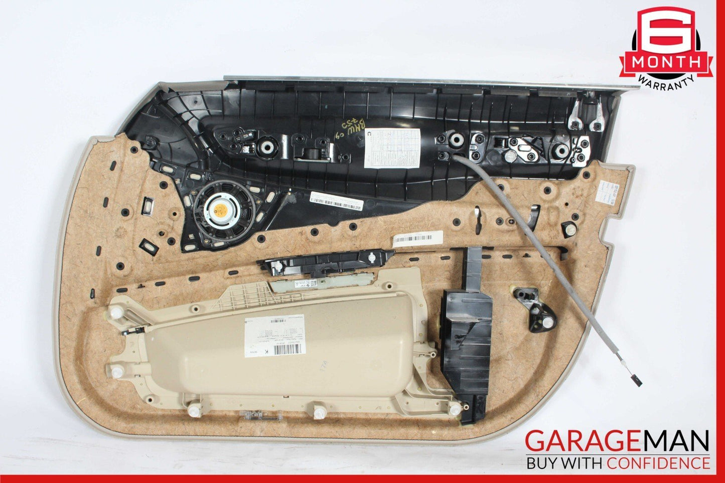 09-15 BMW 750I 750LI F01 F02 Front Left Driver Side Interior Door Panel Assy