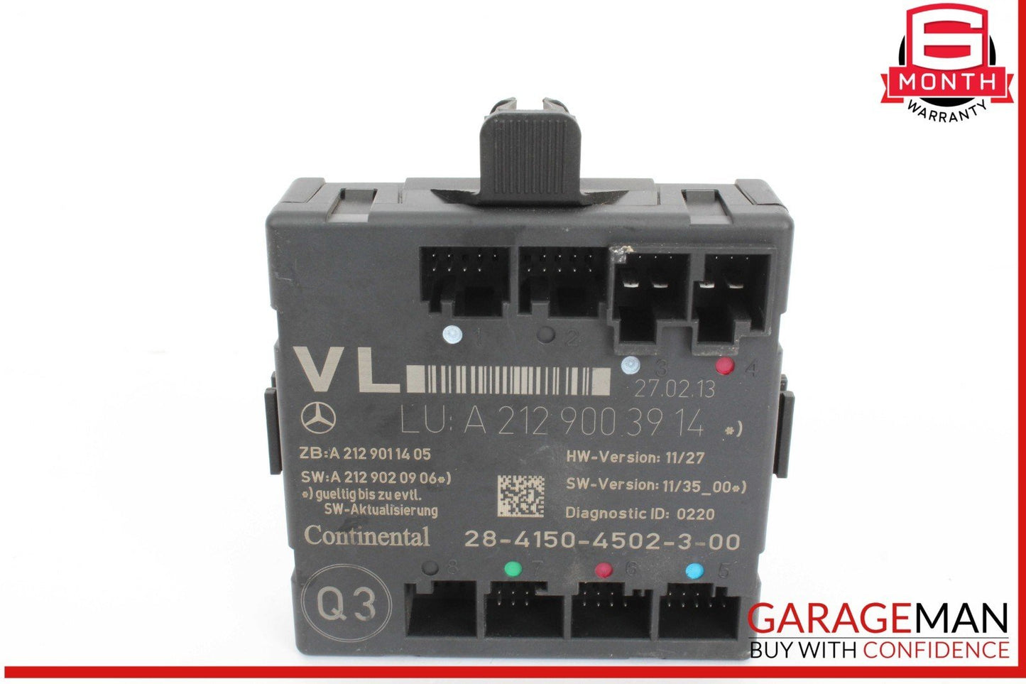 08-18 Mercedes R172 SLK250 C300 CLS550 Front Left Side Door Control Module OEM