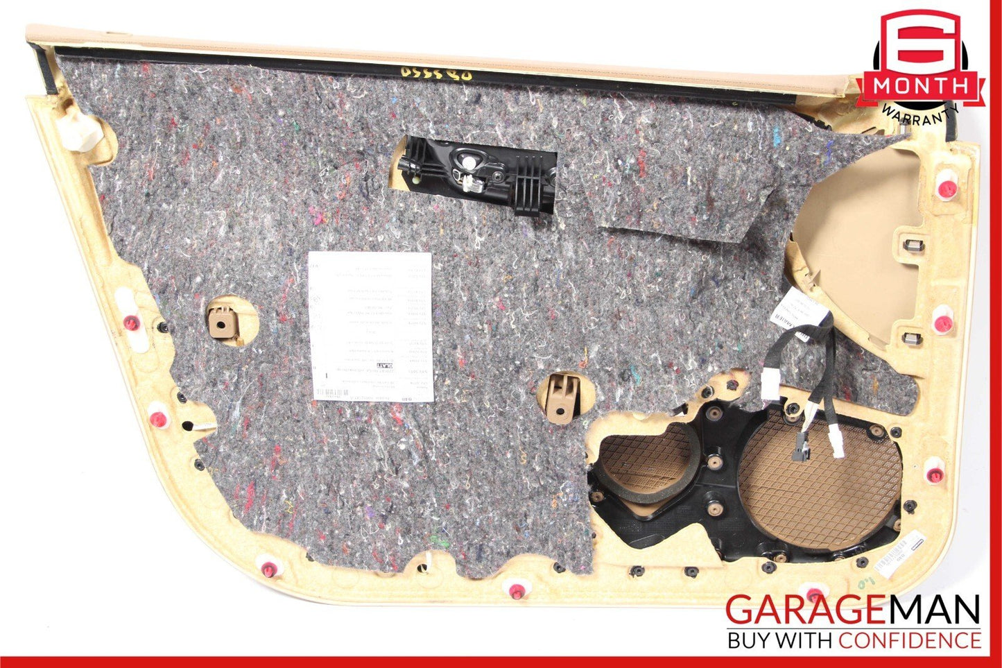 07-09 Mercedes W221 S450 S550 Front Right Complete Interior Door Panel Brown