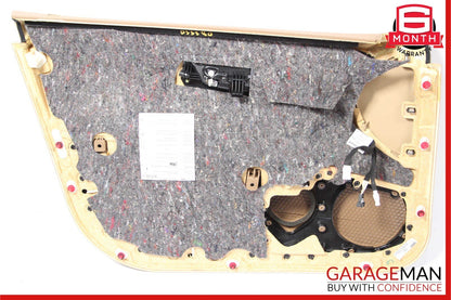 07-09 Mercedes W221 S450 S550 Front Right Complete Interior Door Panel Brown