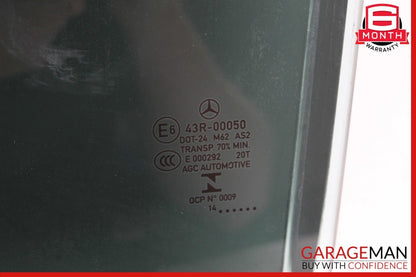 14-18 Mercedes W117 CLA250 Rear Left Driver Side Door Window Auto Glass Panel