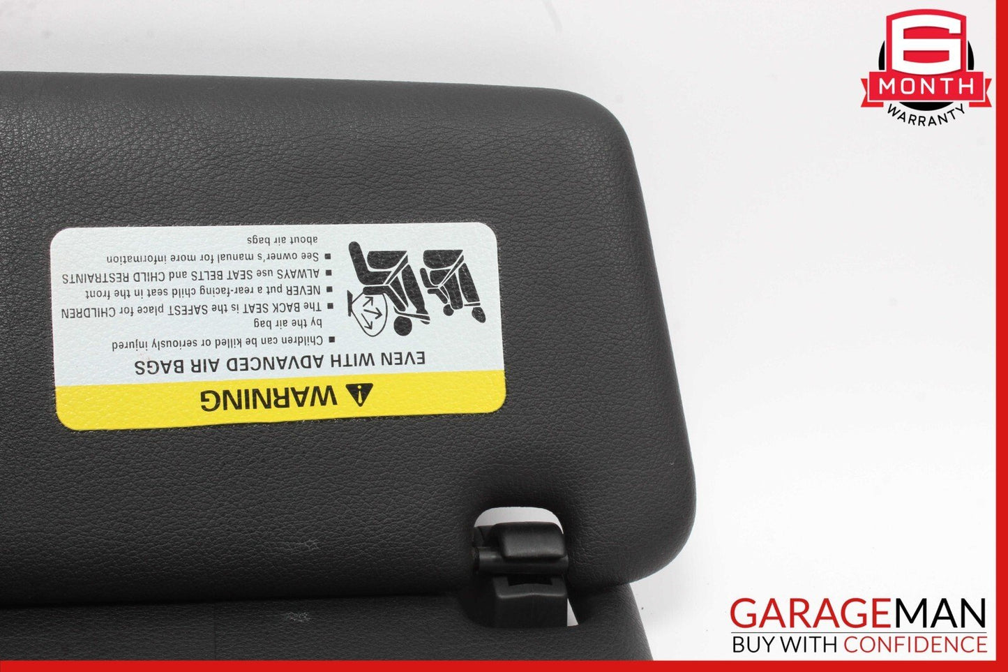 03-10 Porsche Cayenne S 957 Front Right Side Sunvisor Sun Visor Shade Black OEM