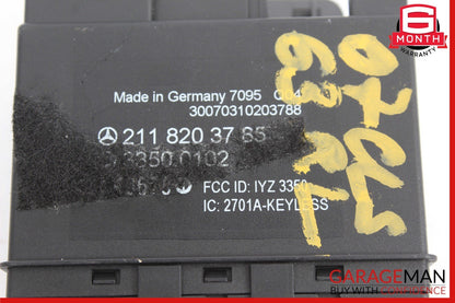 06-11 Mercedes W219 CLS63 AMG E350 Rear Door Keyless Go Control Module OEM