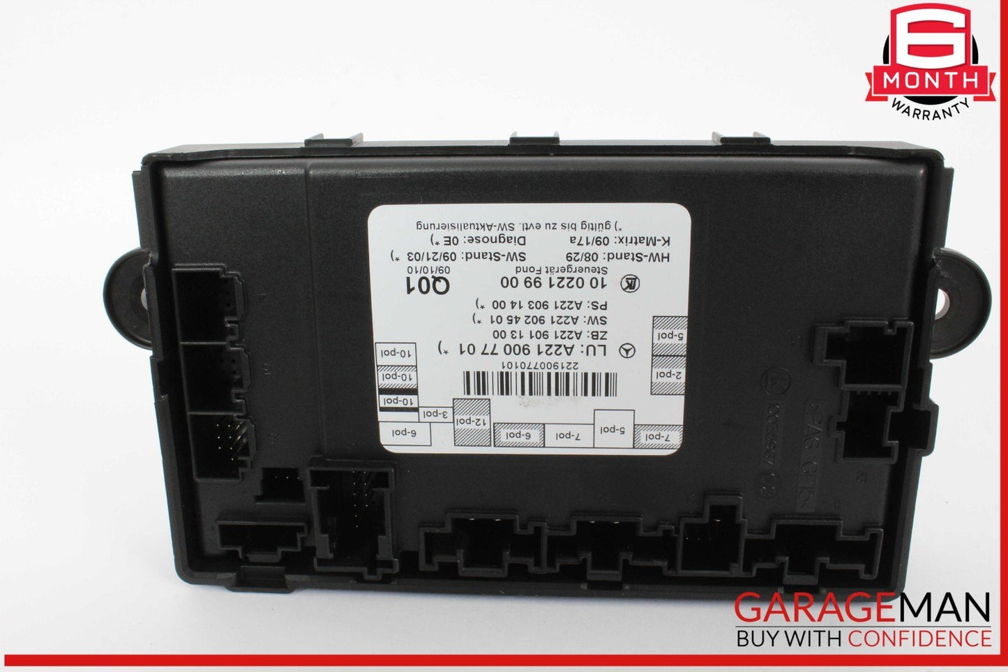 07-13 Mercedes W221 S400 Hybrid Rear Right or Left Side Door Control Module OEM