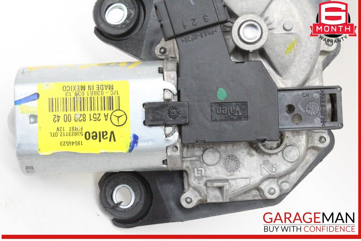 06-19 Mercedes X164 GL450 Rear Glass Windshield Wiper Motor 2518200042 OEM