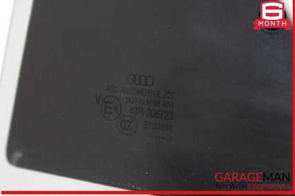 10-16 Mercedes W212 E350 E550 Rear Right Side Door Window Glass OEM