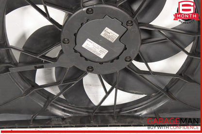 08-20 Mercedes W212 E350 C250 Engine Radiator Cooling Fan Motor Shroud Assy OEM