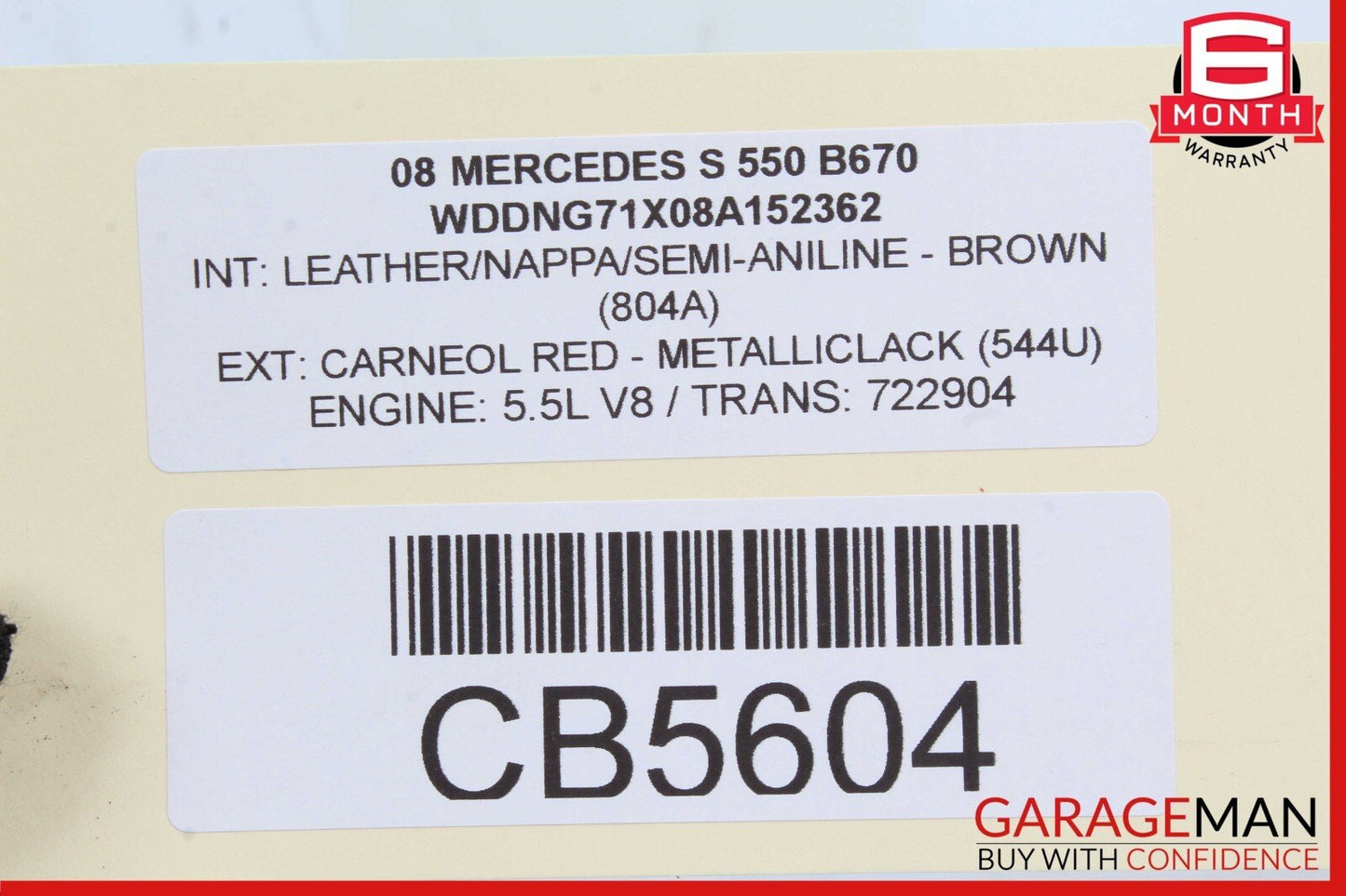 07-14 Mercedes S550 S350 CL550 Rear Trunk Lid Open Lock Unlock Release Handle