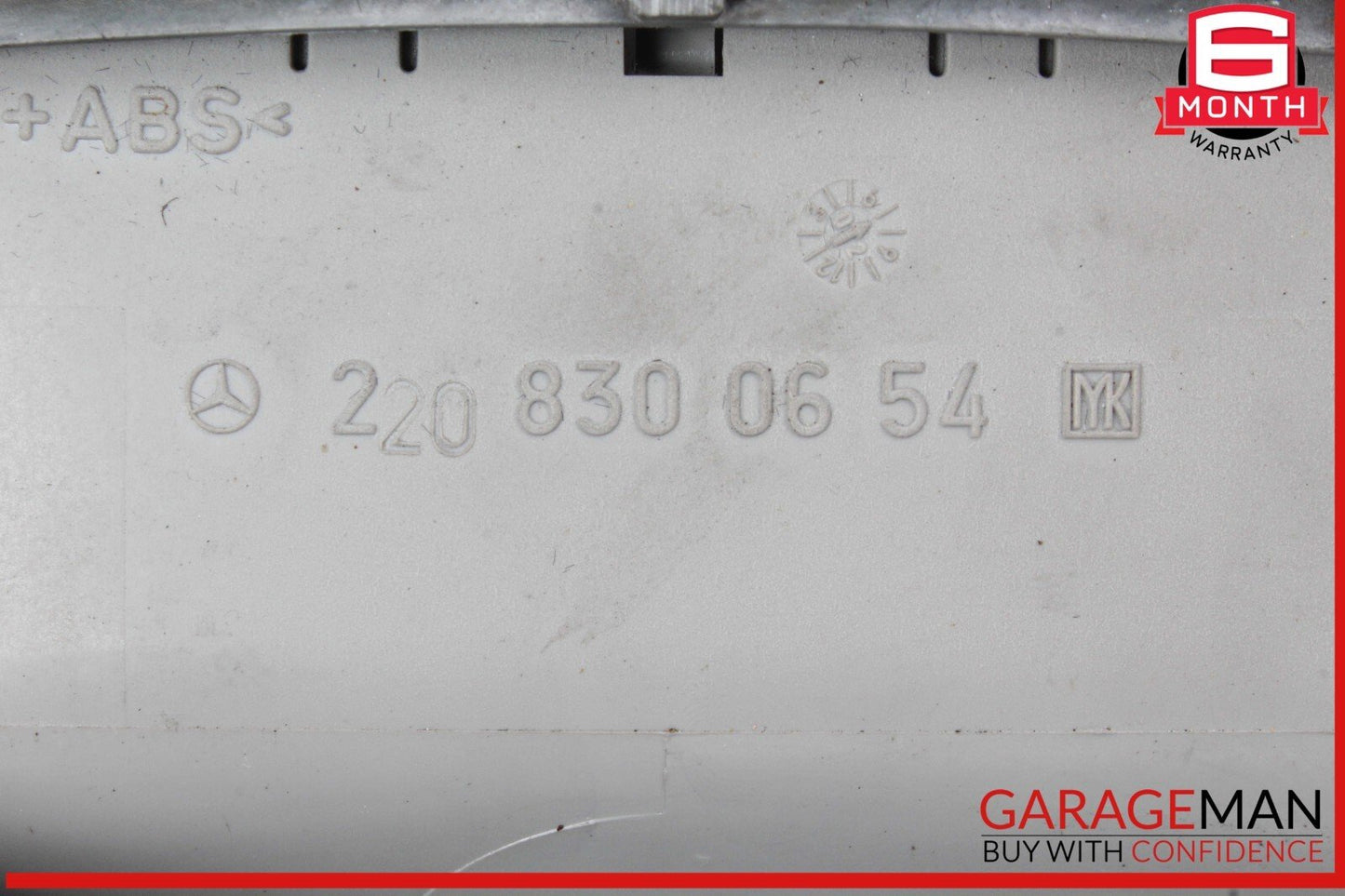00-06 Mercedes W220 S500 Center Console Rear Air Vent 2208300654 OEM