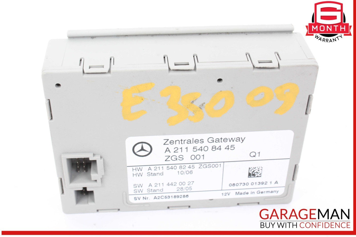 03-11 Mercedes W211 E350 E550 Central Gateway Control Module 2115408445 OEM