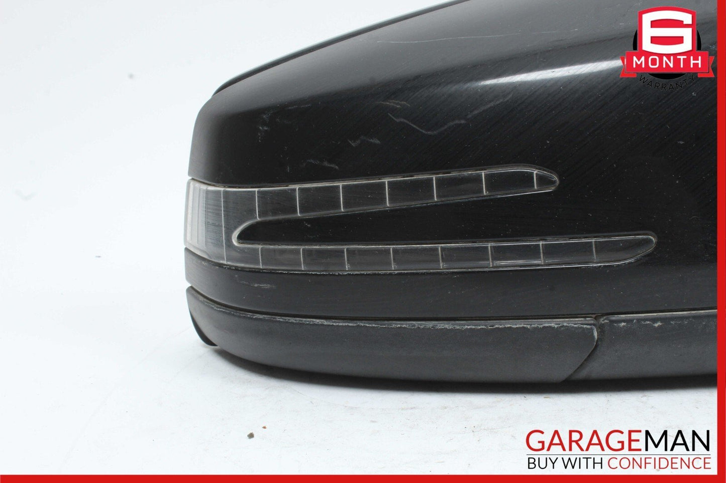 12-15 Mercedes W204 C250 E350 Front Right Side Mirror Rear View Door Black OEM
