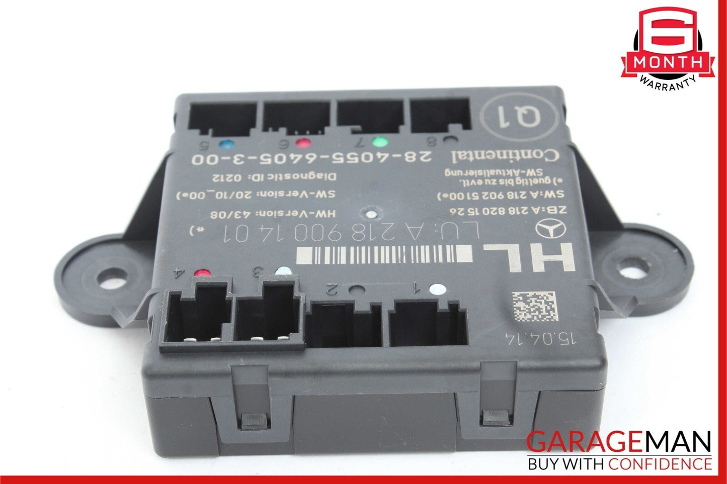08-18 Mercedes W204 C250 CLS550 Rear Left Side Door Control Module Unit OEM