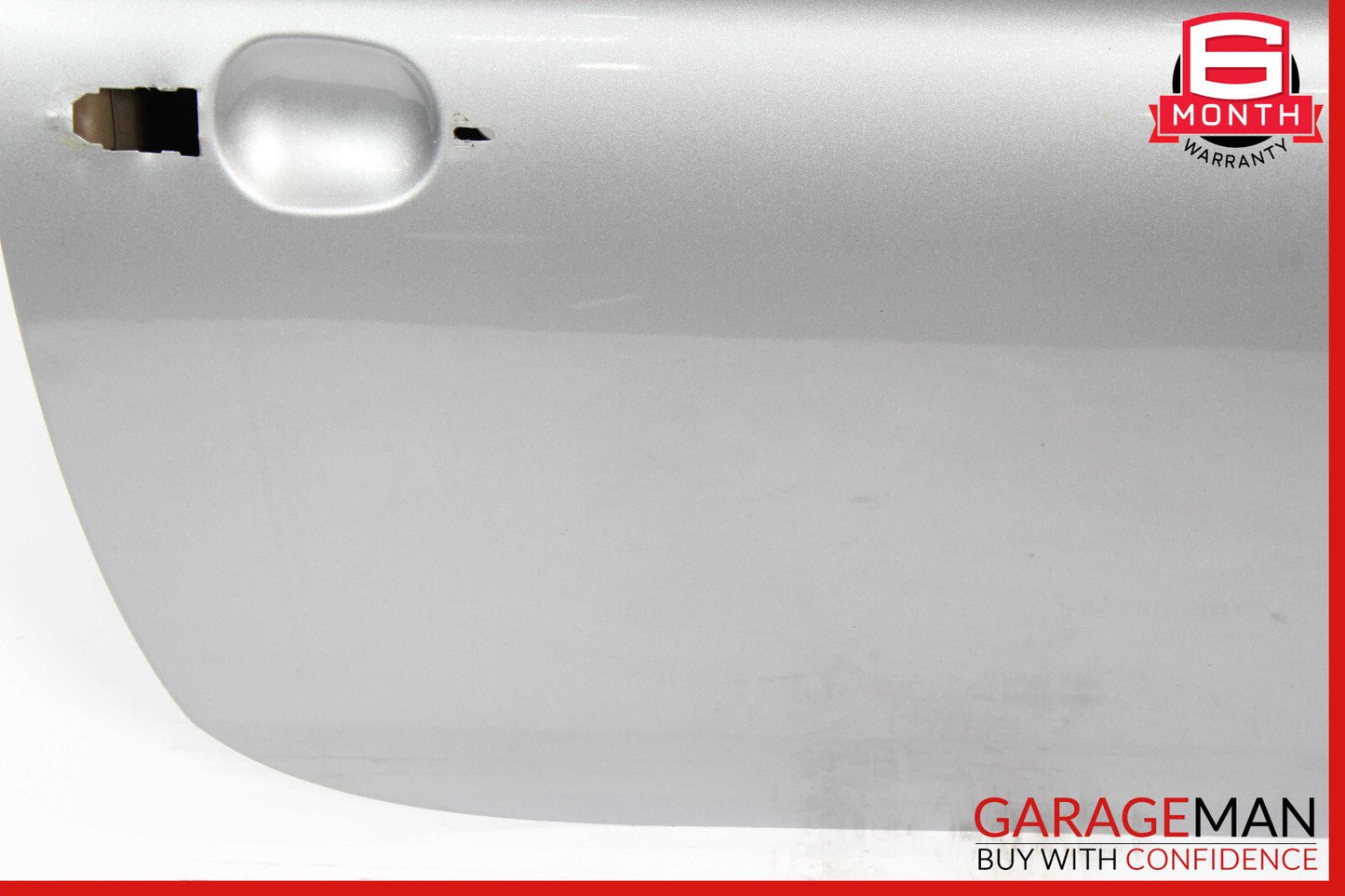 12-17 Fiat 500 Front Right Door Shell Panel Silver OEM