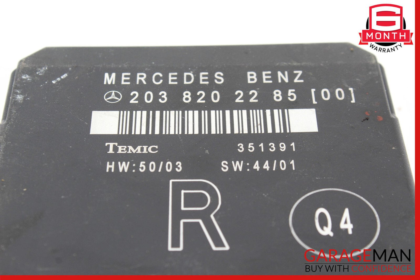 01-07 Mercedes W203 C230 C240 C320 Rear Right Door Control Module 2038202285 OEM