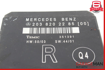 01-07 Mercedes W203 C230 C240 C320 Rear Right Door Control Module 2038202285 OEM