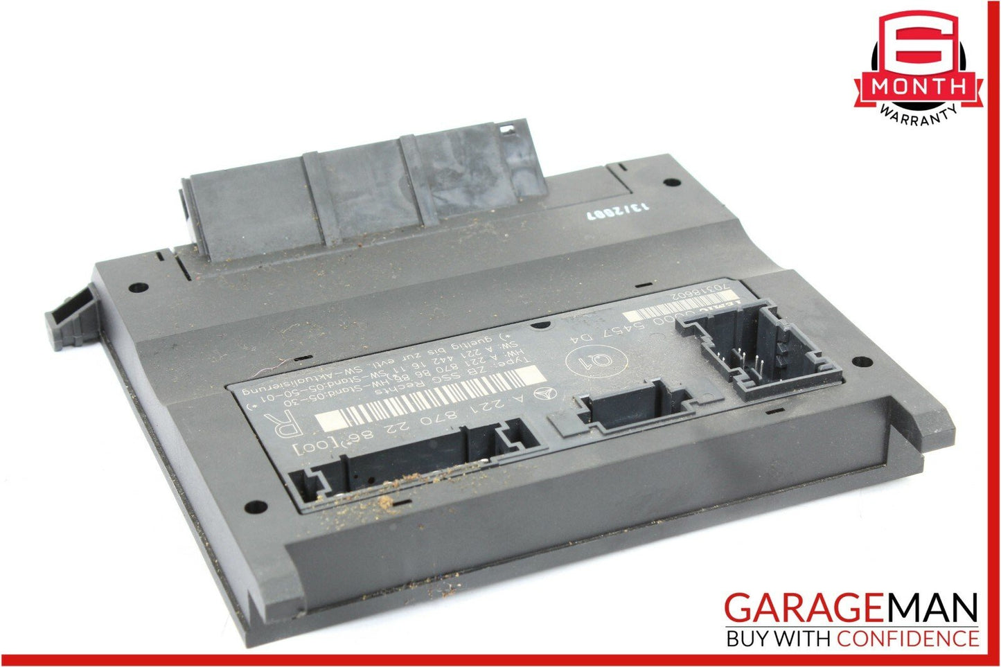 07-09 Mercedes W221 S550 S65 AMG Front Right Side Under Seat Control Module OEM