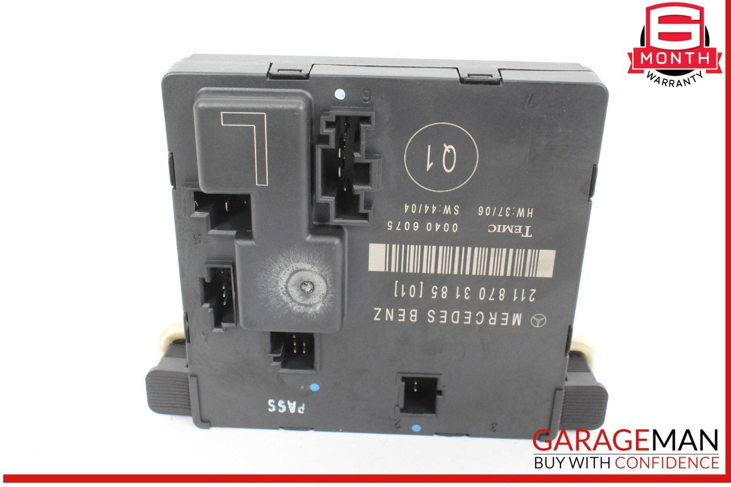03-09 Mercedes W211 E350 E550 Rear Left Driver Side Door Control Module OEM