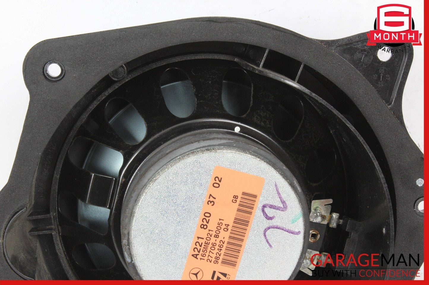 07-09 Mercedes W221 S550 S63 Rear Left & Right Door Audio Sound Speaker Set of 2