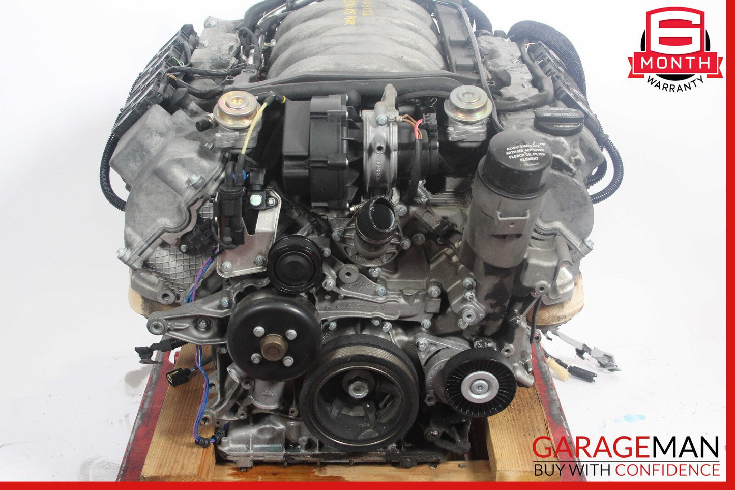 03-06 Mercedes R230 SL500 5.0L V8 Complete Engine Motor Block Assembly OEM 147k