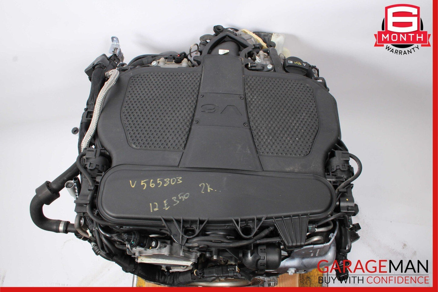 12-15 Mercedes W212 E350 C350 3.5 V6 RWD Engine Motor Block Assembly