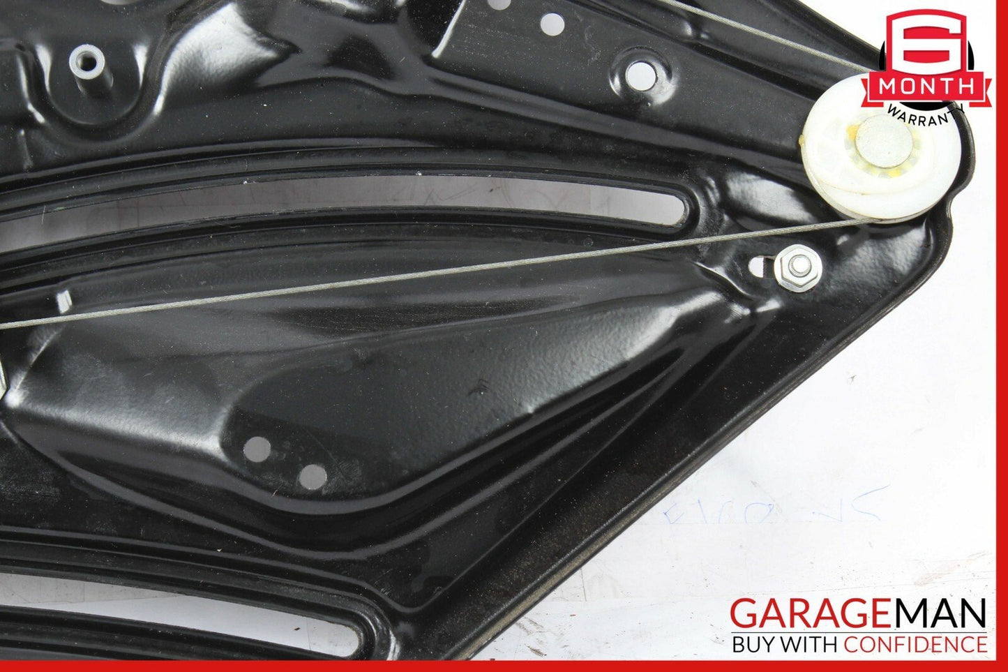 10-16 Mercedes W207 E350 Coupe Rear Right Door Window Regulator Frame w/o Motor