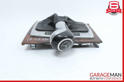 12-14 Mercedes W204 C250 Gear Shift Selector Indicator Knob Boot Assembly OEM