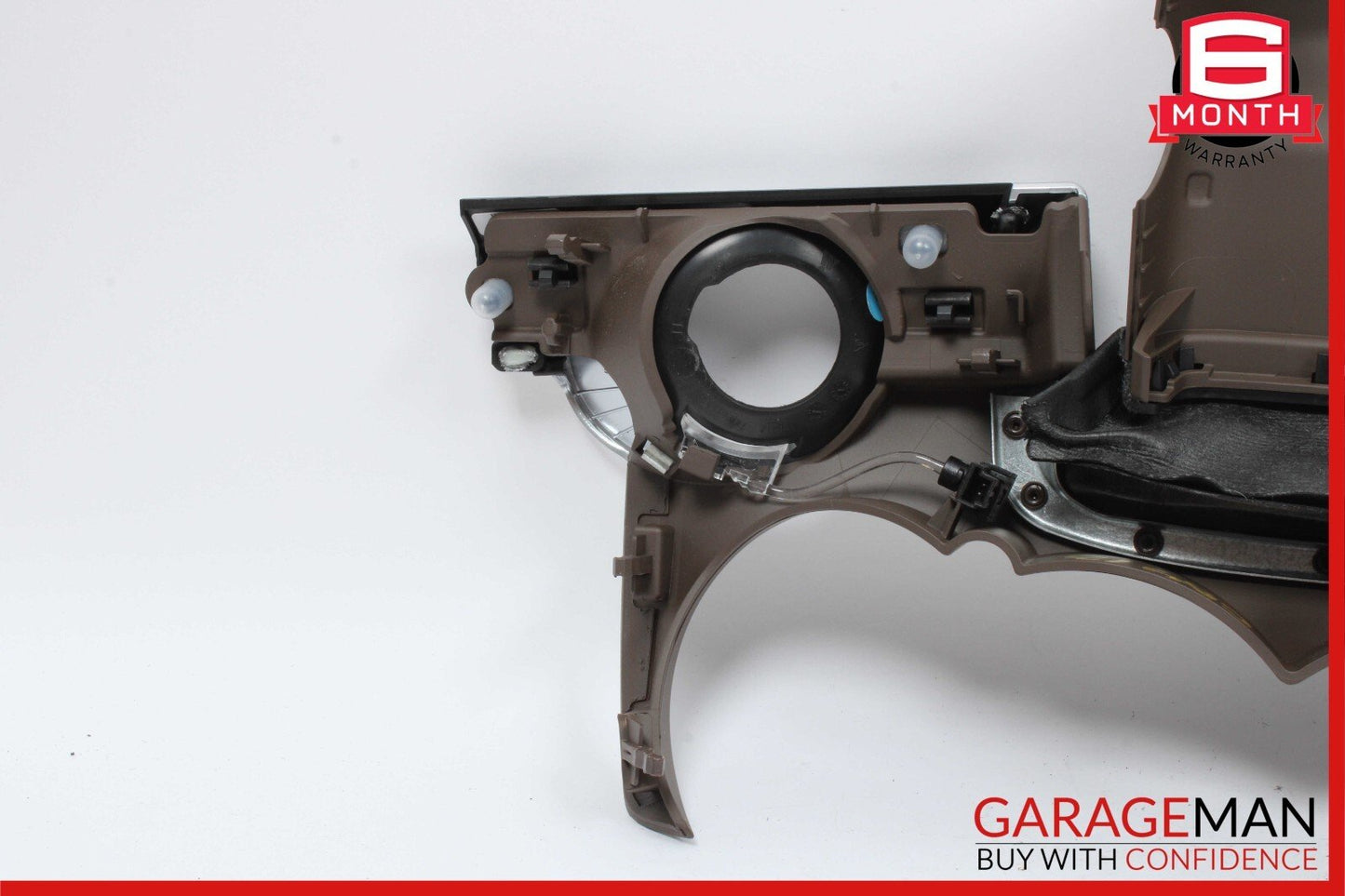 11-18 Porsche Cayenne 958 S Steering Column Dash Trim Cover Panel Brown OEM