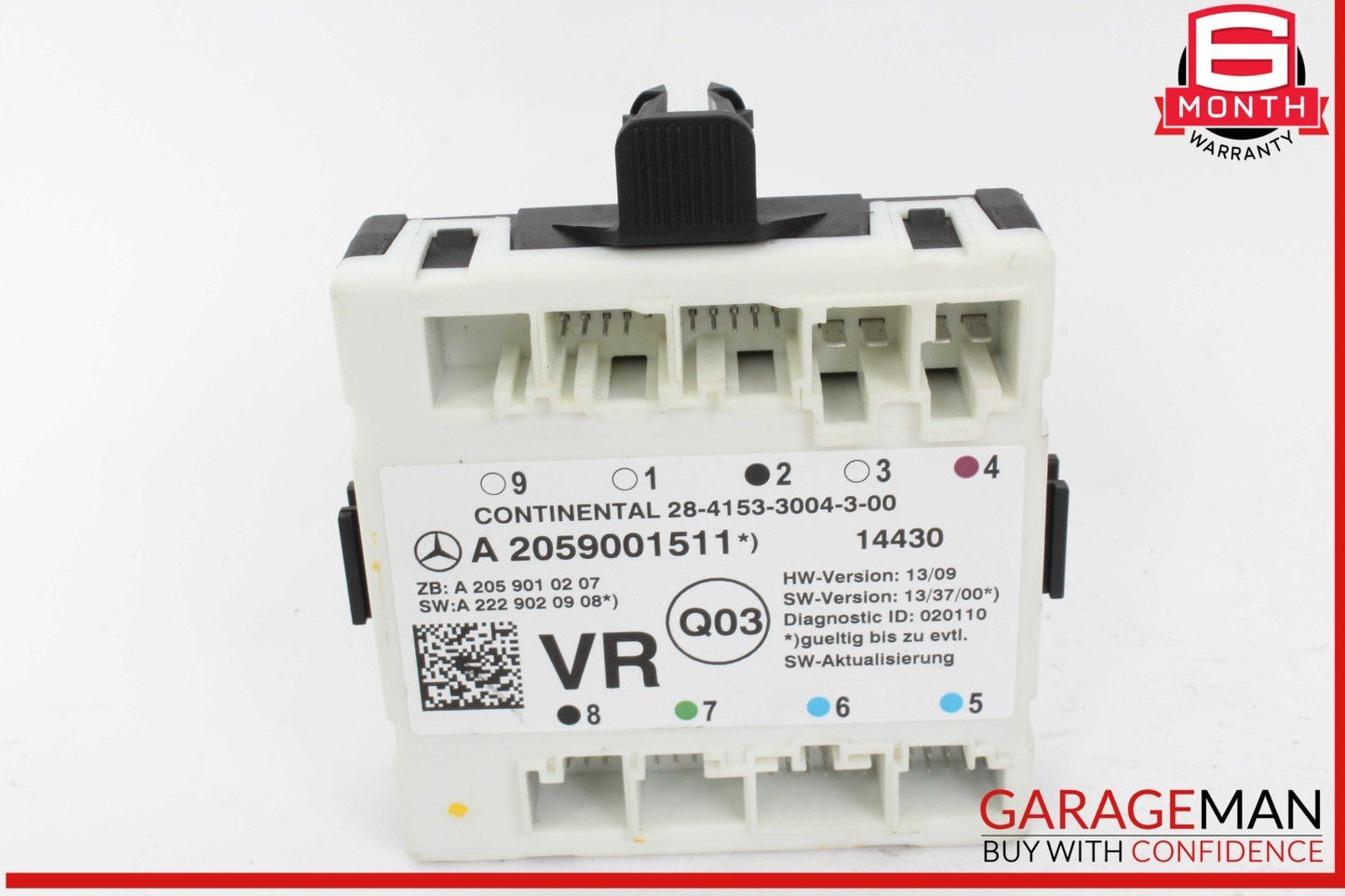 15-20 Mercedes W205 C300 Front Right Passenger Side Door Control Module Unit OEM