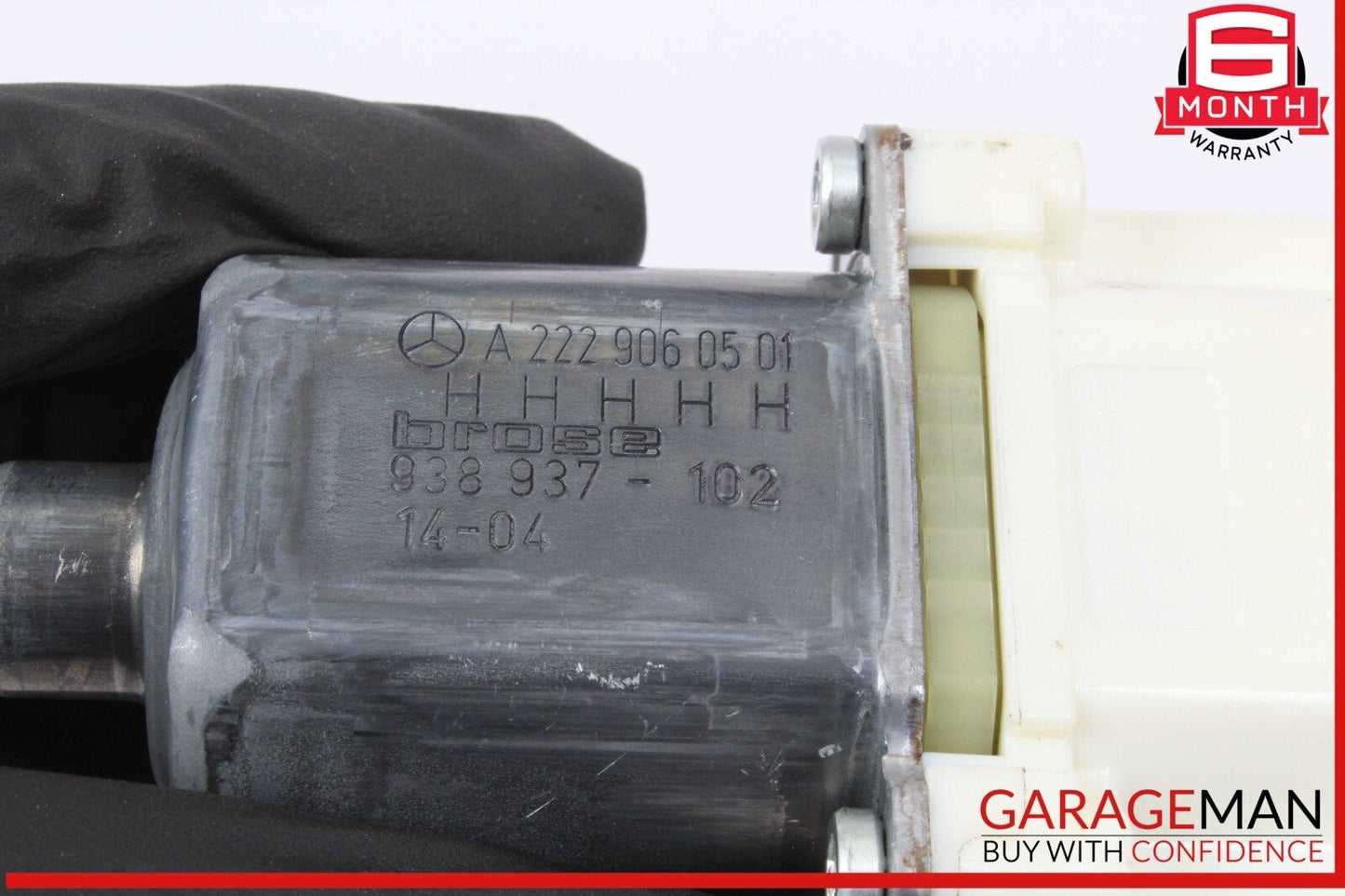 14-17 Mercedes W222 S550 Rear Left Driver Side Window Regulator Motor OEM