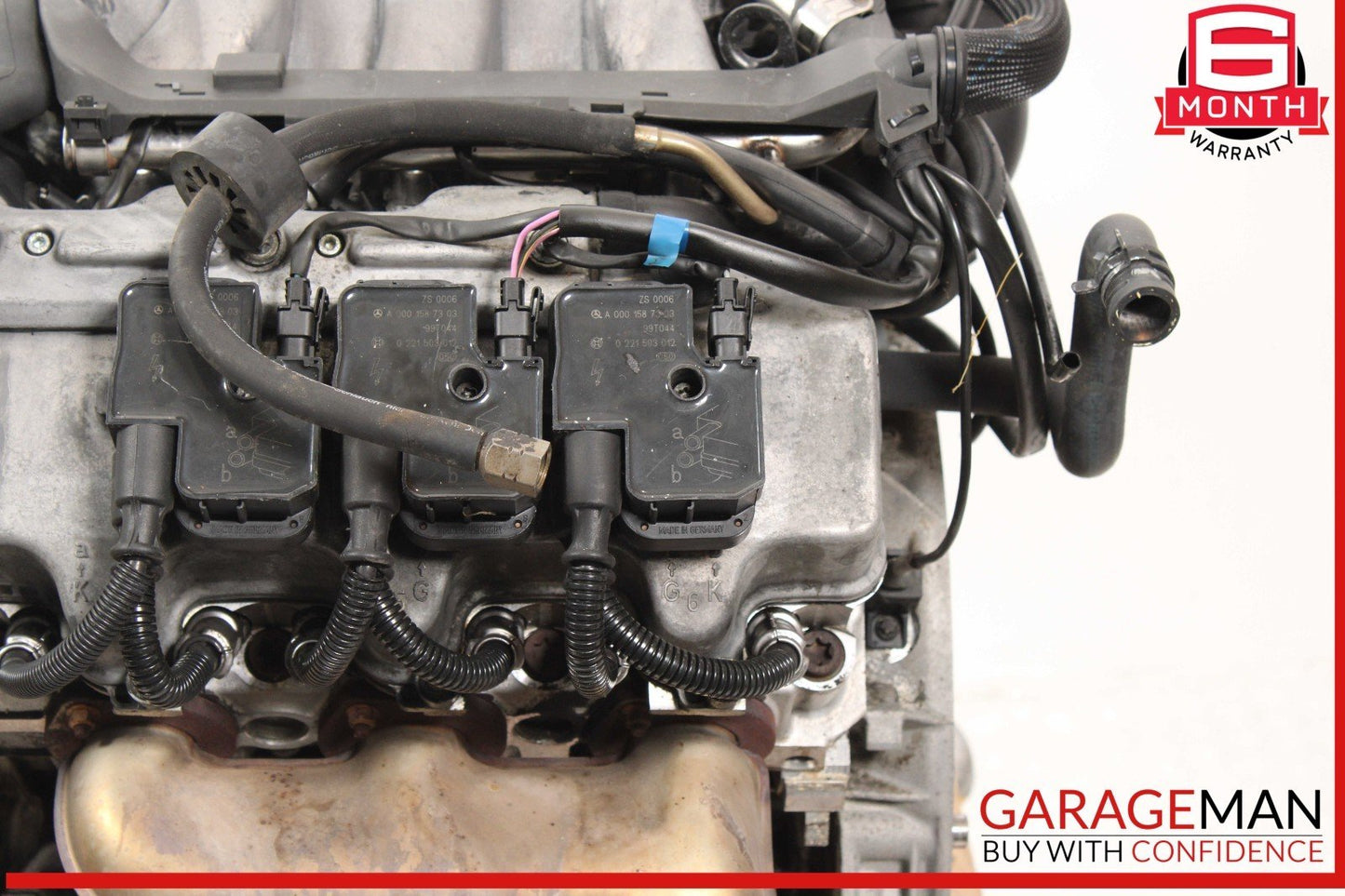 98-02 Mercedes W210 E320 ML320 CLK320 3.2L V6 Engine Motor Block Assembly 142k