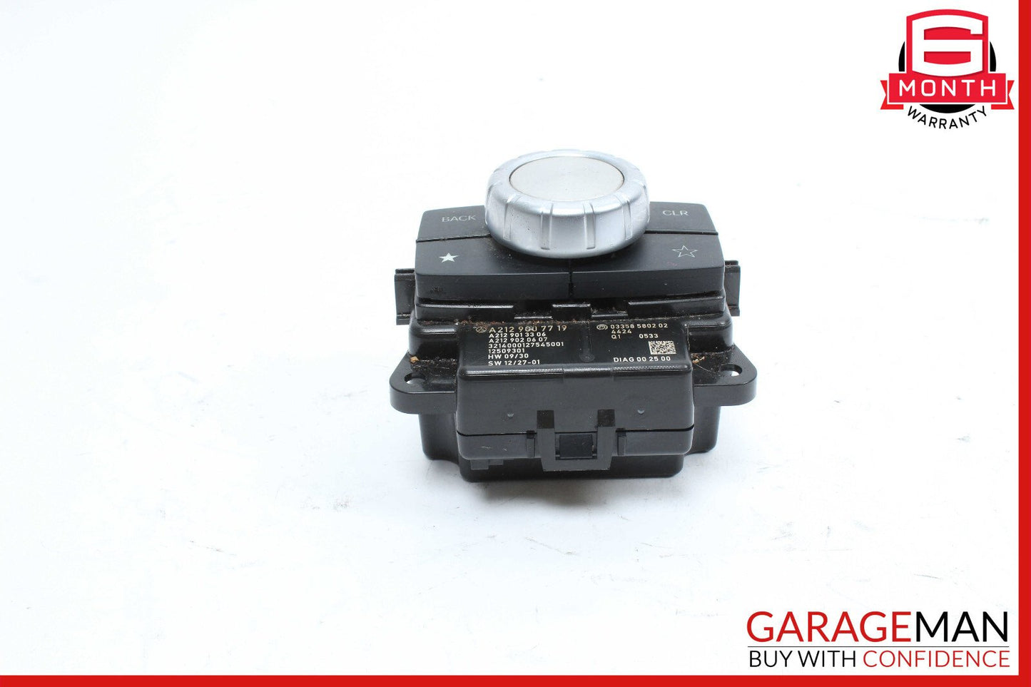14-17 Mercedes W207 E400 Console Head Unit Controller Knob Multi Switch OEM