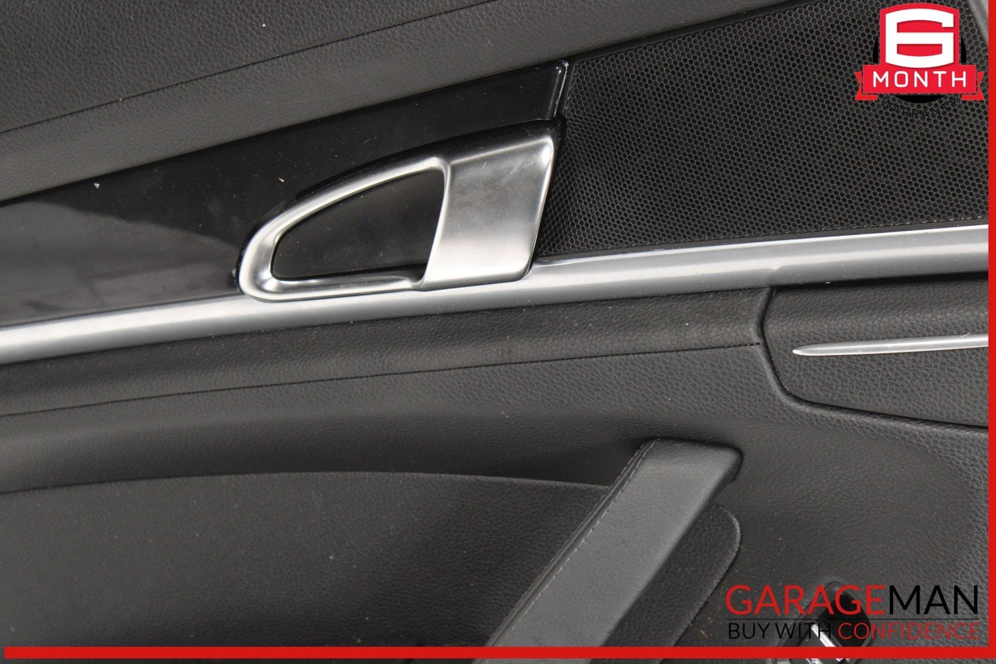 10-16 Porsche Panamera 970 Rear Left Side Interior Door Panel Leather OEM