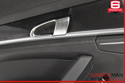 10-16 Porsche Panamera 970 Rear Left Side Interior Door Panel Leather OEM